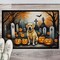 Edge Collections - 24" x 36" - Multicolor - Labrador Retriever Spooky Halloween Doormat - 1 Piece